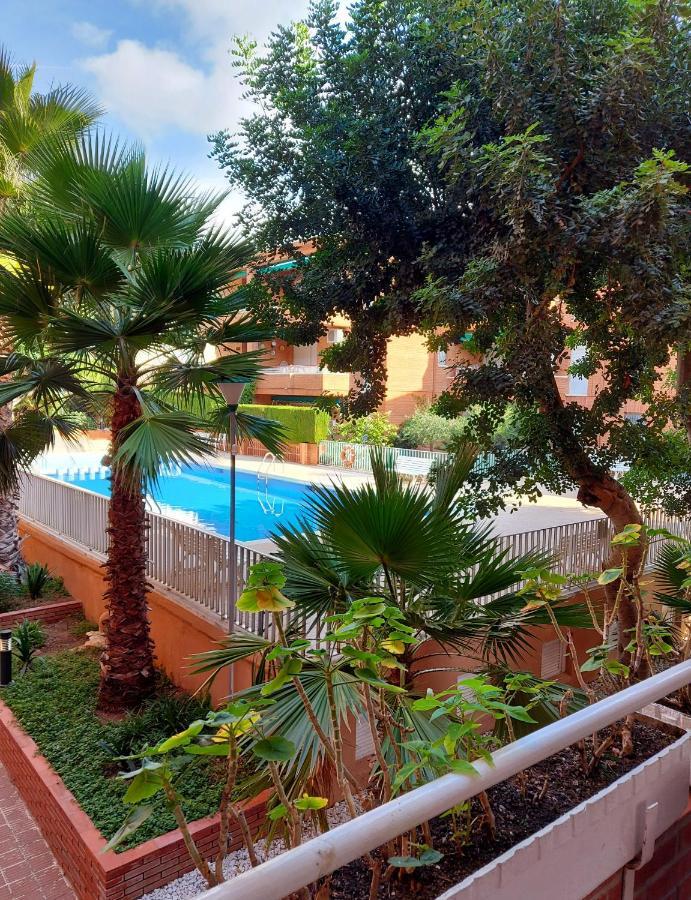 Comarruga Playa Apartamento Con Piscina Esterno foto